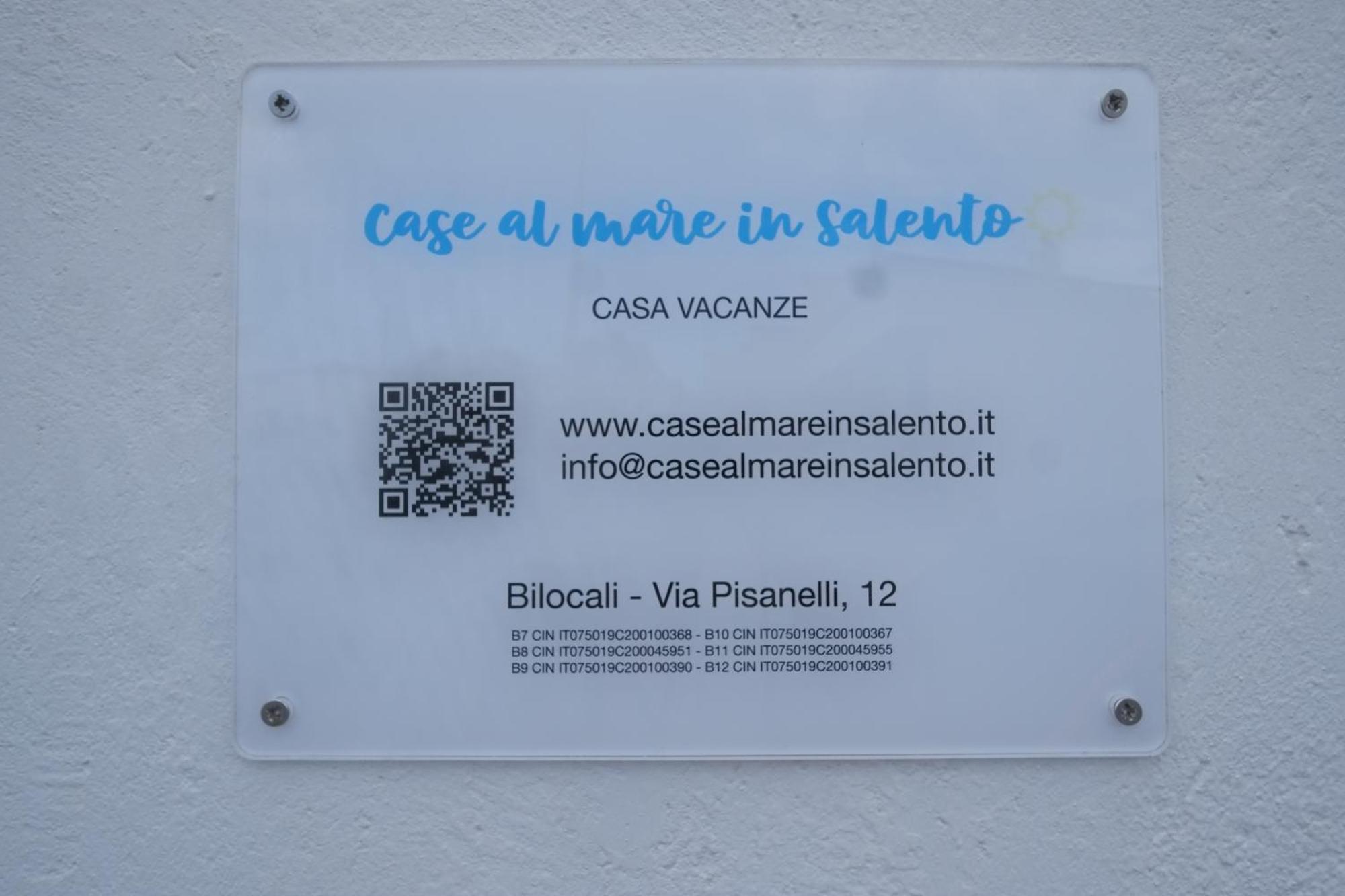 Case Al Mare In Salento - Bilocale B9 Santa Maria di Leuca Exterior foto